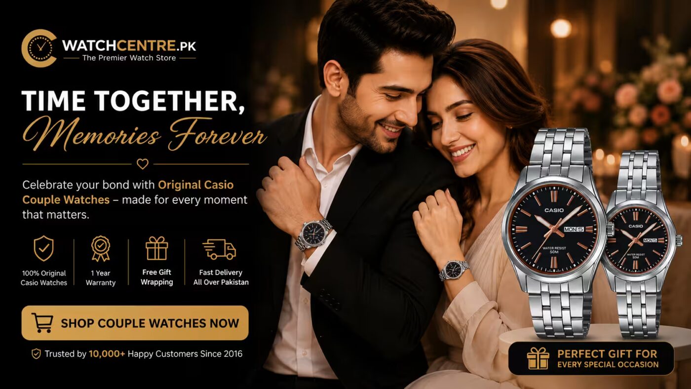 time together memories forever couple watches banner watchcentre.pk