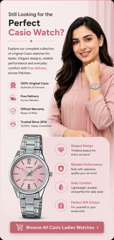 Perfect Casio Ladies Watches CTA Banner Mobile