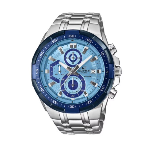 Casio Edifice EFR-539DE-2AV Chronograph Men's Watch Blue Dial Stainless Steel | Original Edifice Pakistan