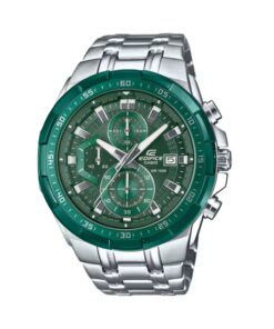 Casio Edifice EFR-539DE-3AV Chronograph Men's Watch Green Dial Stainless Steel | Original Edifice Pakistan