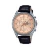Casio Edifice EFV-610EL-5A Chronograph Men's Leather Watch Rose Gold Dial | Original Edifice Pakistan