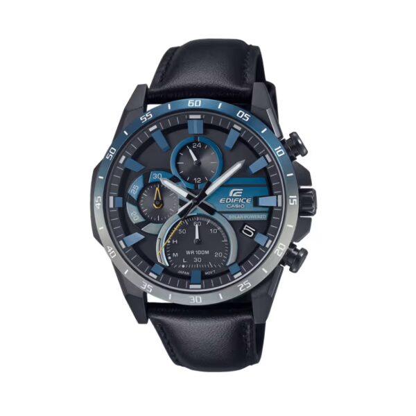 Casio Edifice EQS-940NL-1AV Solar Powered Chronograph Men's Leather Watch | Original Edifice Pakistan