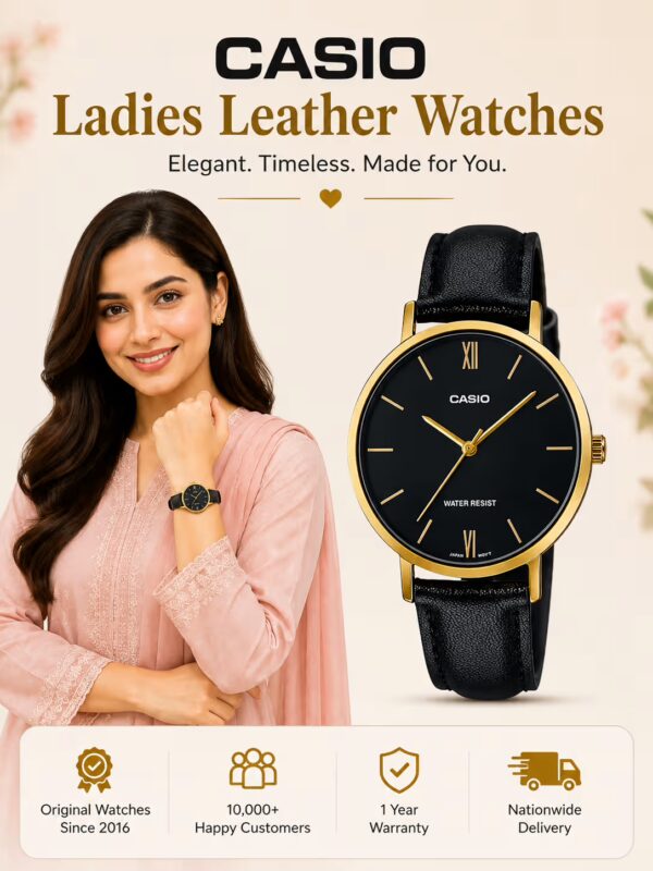 Casio Ladies Leather Watches Banner Watch Centre Pakistan