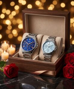 Premium Anniversary Gift Watch Set Pakistan in a premium gift box