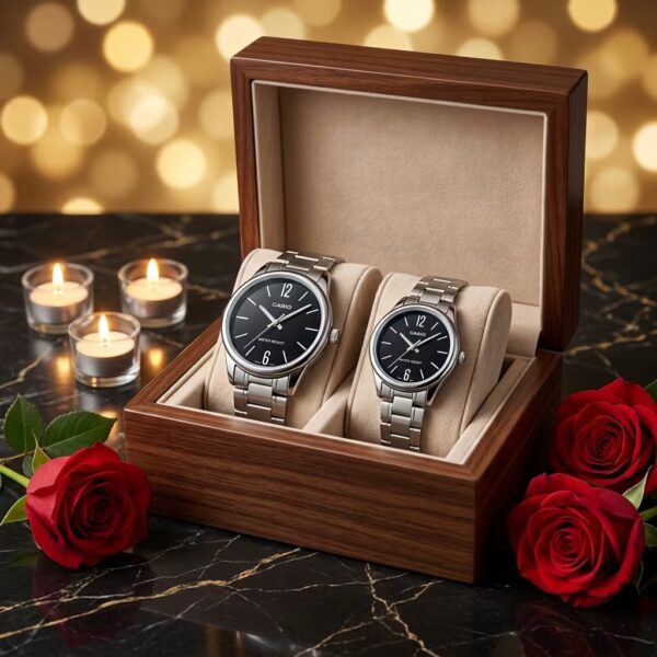 Casio Anniversary Gift Watch Set in a premium gift box
