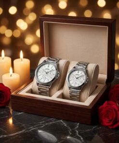 Casio Luxury Anniversary Couple Watch Set in a premium gift box