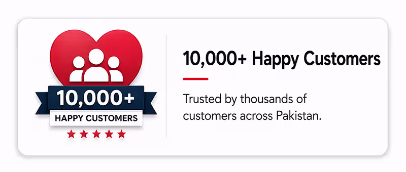 10,000+ happy customer Watch Centre Pakistan