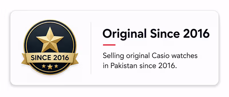 Watchcentre.PK selling original Casio watches since 2016