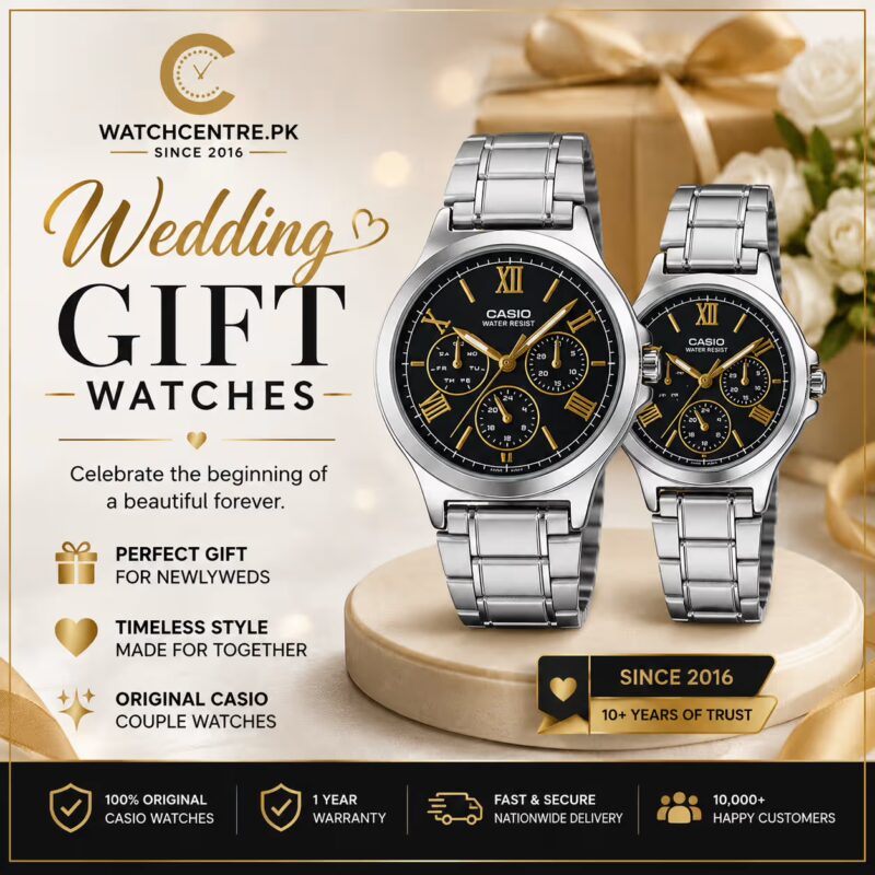 wedding gift watch set for couples