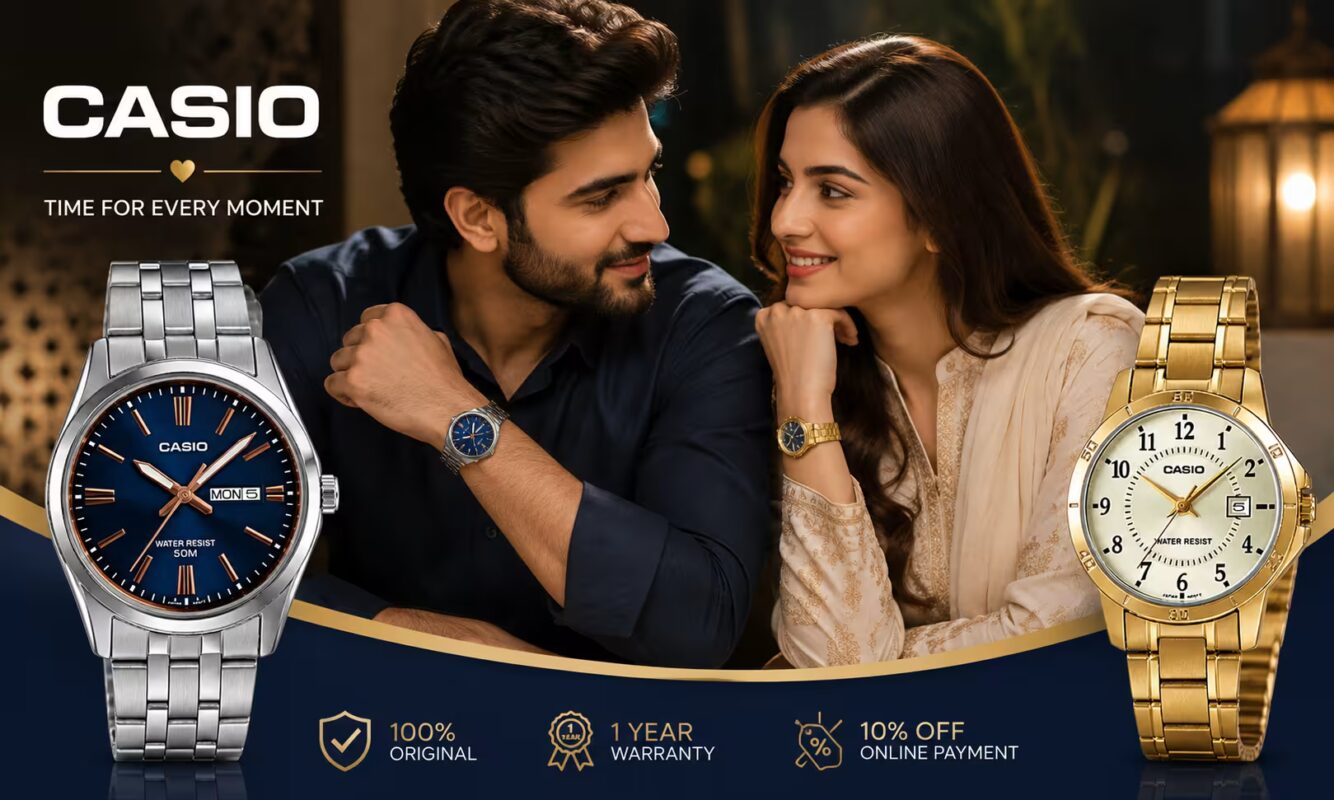 Casio Wrist Watches Pakistan Mens and Ladies Collection
