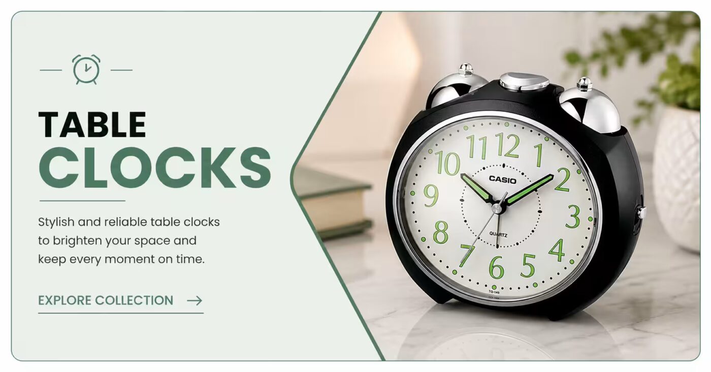 Table Alarm Clocks Collection