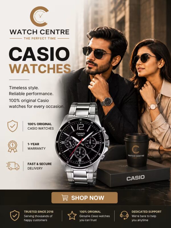 Casio watches online banner watch centre Pakistan