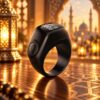 iQibla smart flex zikr ring black color in Pakistan online store